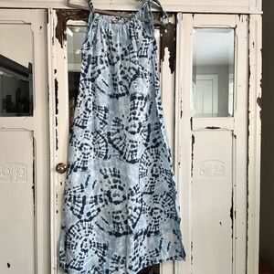 Bellambra 100% linen maxi dress.